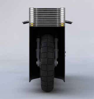 Illustration for article titled Nucleus Motorcycle Concept Would Be Interesting in a Wind Tunnel